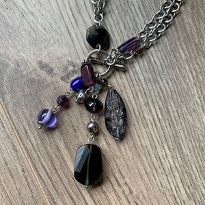 Lia Sophia Purple Amethyst necklace